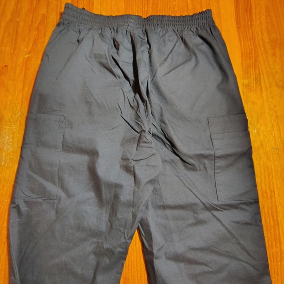 Dickies EDS Signature Black Petite Natural Rise Tapered Leg PullOn Scrub Pants M - Picture 8 of 10